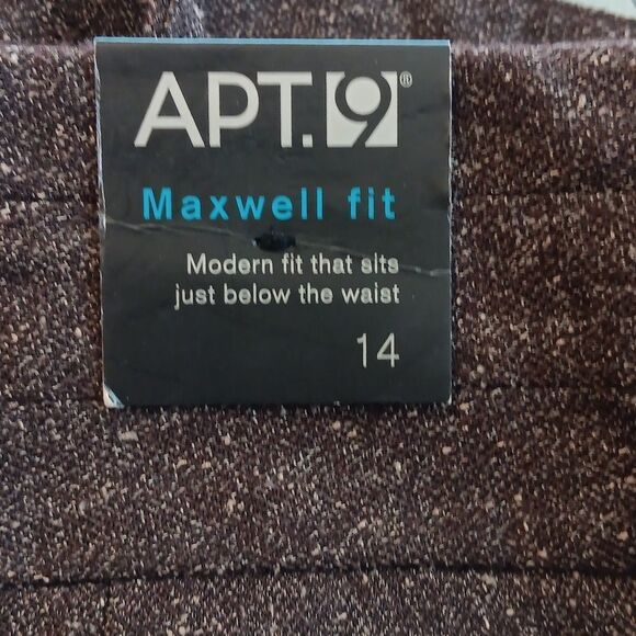 NWT Apt. 9 Maxwell Fit Tweedy Trousers. Professional, Trousers - Picture 6 of 8